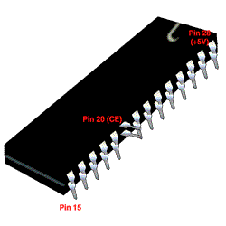 Picture of two piggy backed ICs
